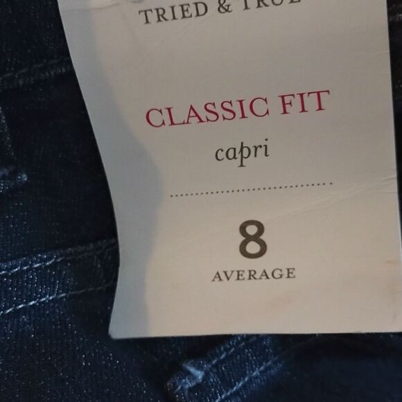 NWT Christopher & Banks Classic Fit Capris Size 8 - Picture 6 of 7